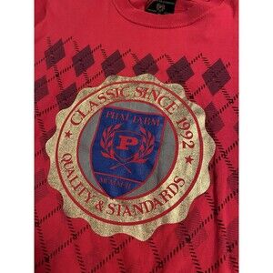 Vintage Phat Farm Classics Metallic Gold Graphic Logo T-Shirt 3XL Rap Hip Hop